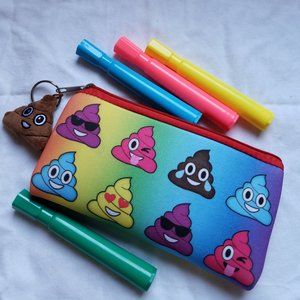 Happy Poop Emoji Travel Case